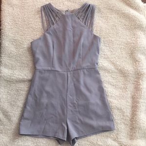 Strappy Shoulder Romper
